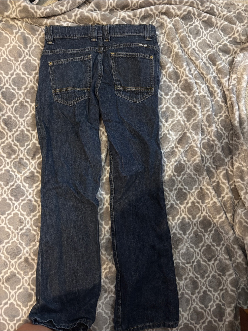 Wrangler Dark Blue Bootcut boys Jeans